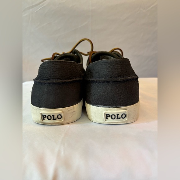 🔥 🔥 Polo Ralph Lauren Navy Boat Shoes #11D🔥 🔥 - Picture 11 of 17
